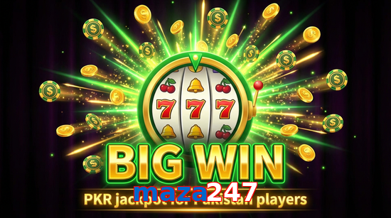 Big win animation on Maza247 slot game